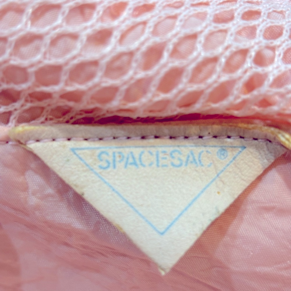 Vintage 1980s Space Sac Sling Shoulder Bag Pink Nylon‎ - Picture 15 of 16